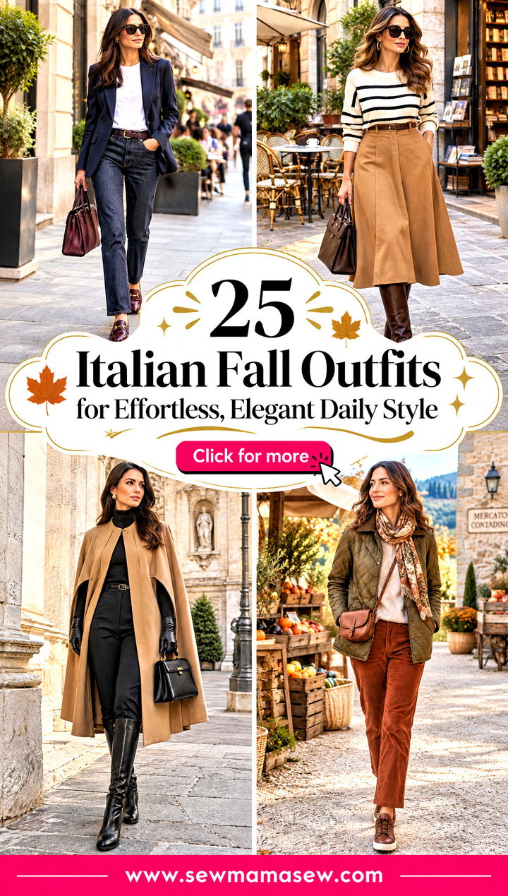 25 Italian Fall Outfits for Effortless Elegant Daily Style - 25 Italian Fall Outfits for Effortless, Elegant Daily Style