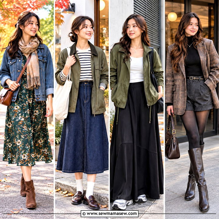 25 Japanese Autumn Outfit Ideas for Cozy City Adventures