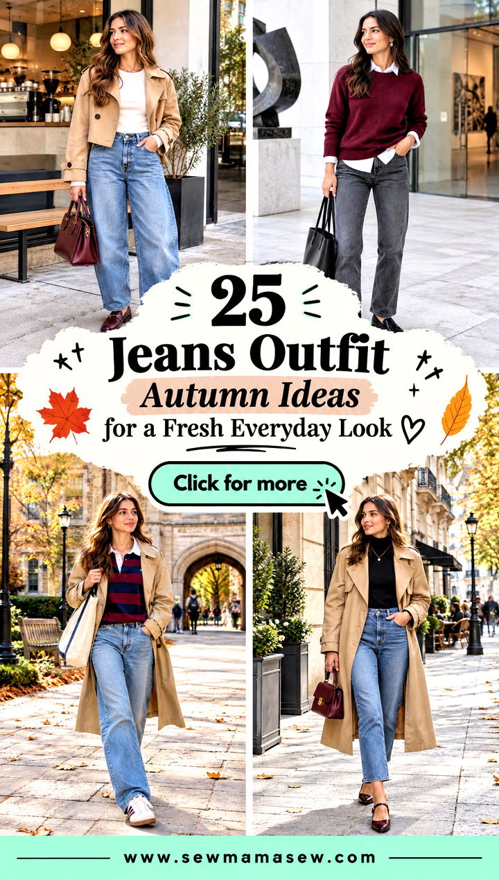 25 Jeans Outfit Autumn Ideas for a Fresh Everyday Look - 25 Jeans Outfit Autumn Ideas for a Fresh Everyday Look