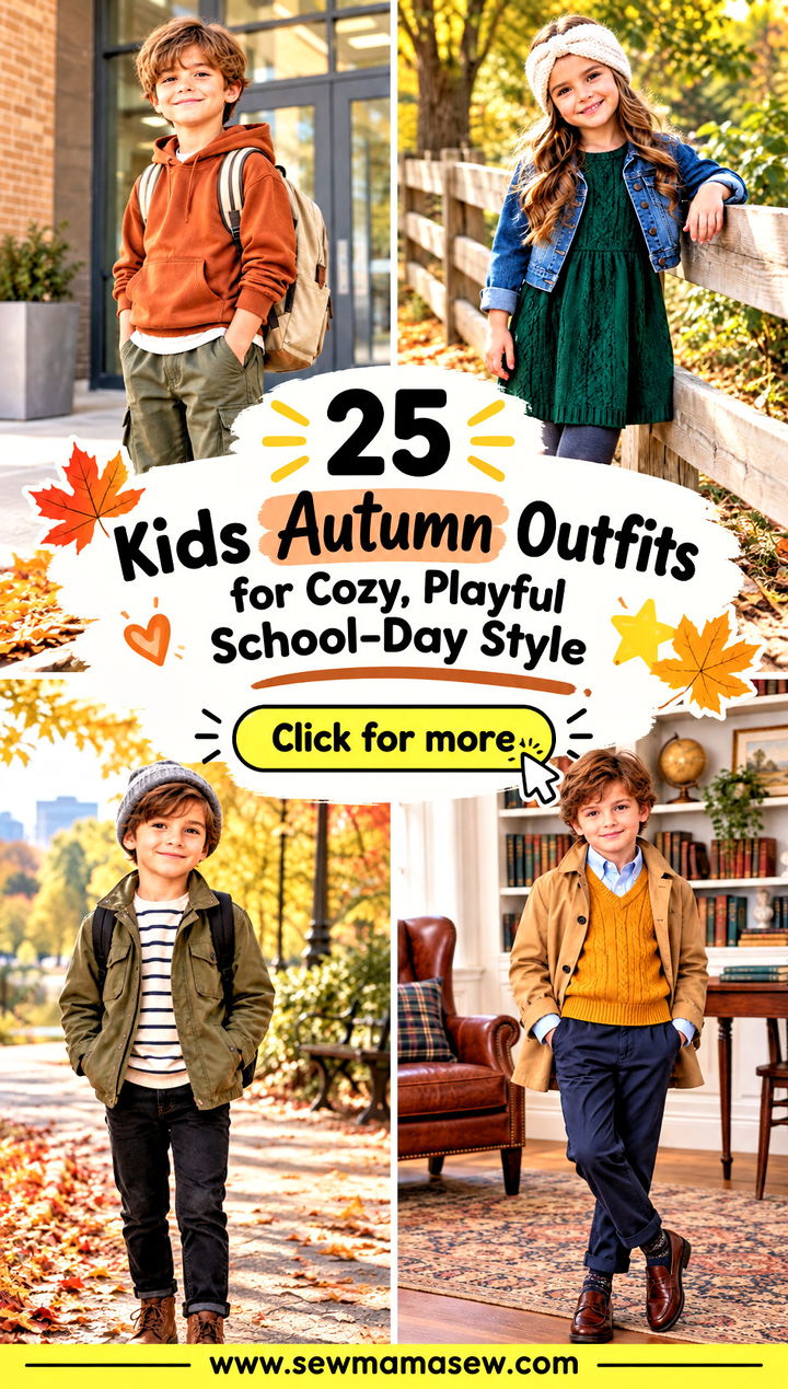 25 Kids Autumn Outfits for Cozy Playful School-Day Style - 25 Kids Autumn Outfits for Cozy, Playful School-Day Style
