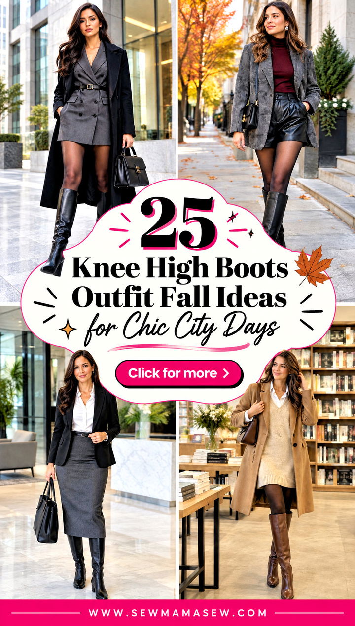 25 Knee High Boots Outfit Fall Ideas for Chic City Days - 25 Knee High Boots Outfit Fall Ideas for Chic City Days