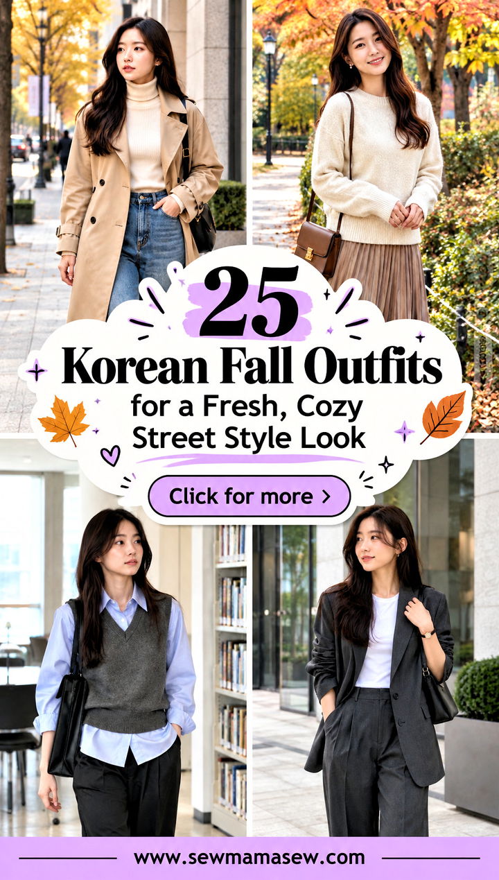 25 Korean Fall Outfits for a Fresh Cozy Street Style Look - 25 Korean Fall Outfits for a Fresh, Cozy Street Style Look