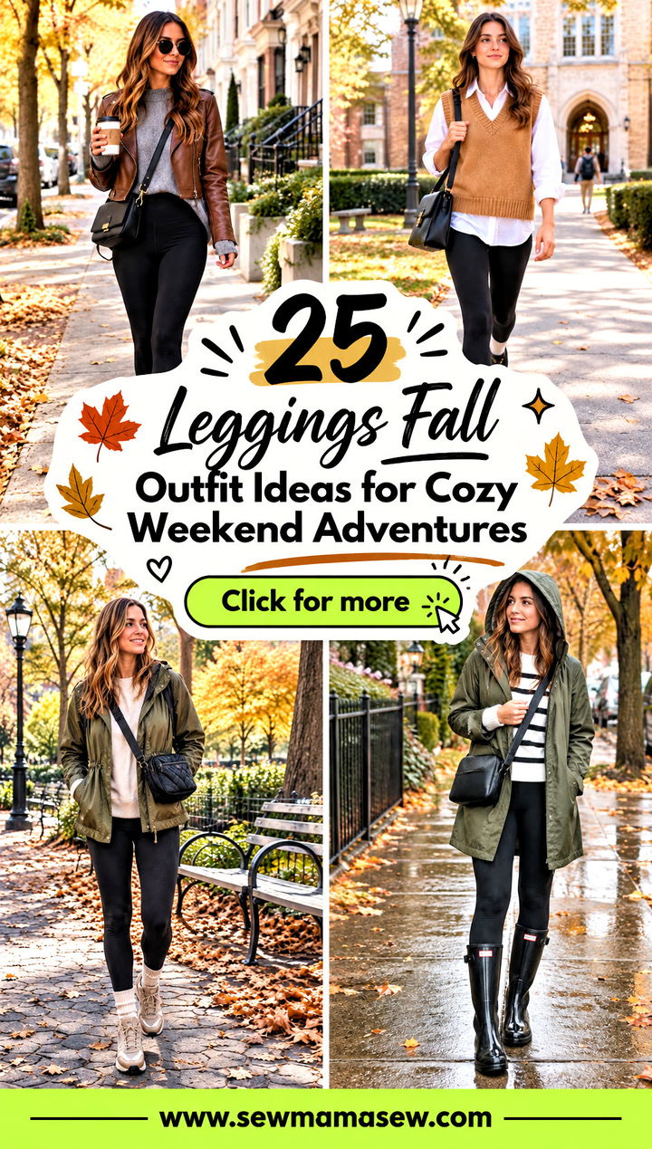 25 Leggings Fall Outfit Ideas for Cozy Weekend Adventures - 25 Leggings Fall Outfit Ideas for Cozy Weekend Adventures