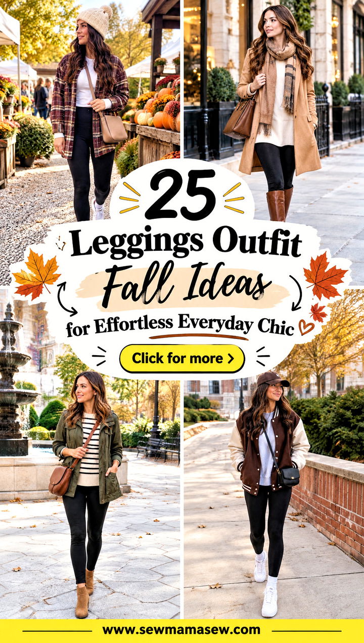 25 Leggings Outfit Fall Ideas for Effortless Everyday Chic - 25 Leggings Outfit Fall Ideas for Effortless Everyday Chic