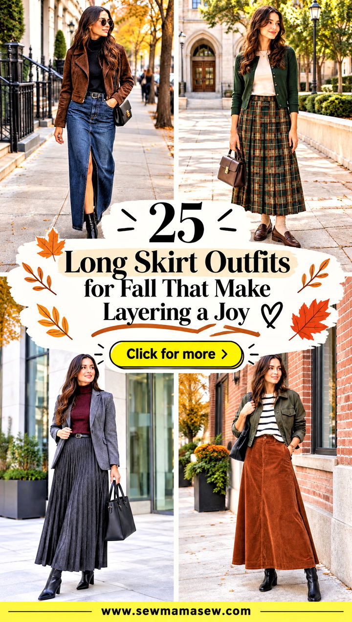 25 Long Skirt Outfits for Fall That Make Layering a Joy - 25 Long Skirt Outfits for Fall That Make Layering a Joy