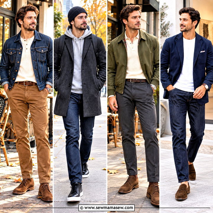 25 Mens Clothing Styles Casual Outfits for Men Autumn 2026 Cozy