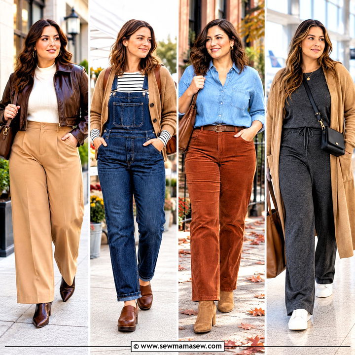 25 Mid Size Outfits Fall Days Need for Cozy Confidence