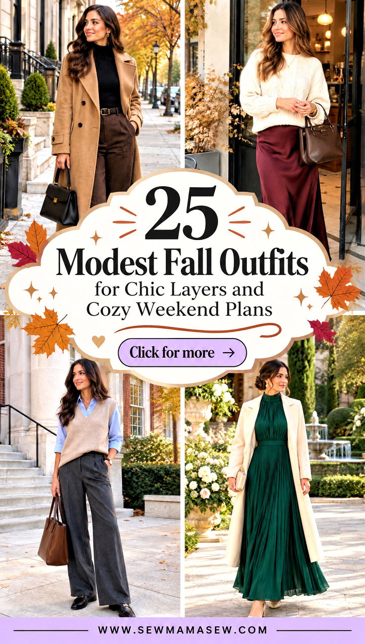 25 Modest Fall Outfits for Chic Layers and Cozy Weekend Plans - 25 Modest Fall Outfits for Chic Layers and Cozy Weekend Plans