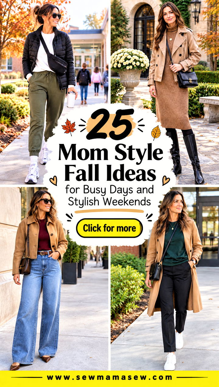 25 Mom Style Fall Ideas for Busy Days and Stylish Weekends - 25 Mom Style Fall Ideas for Busy Days and Stylish Weekends