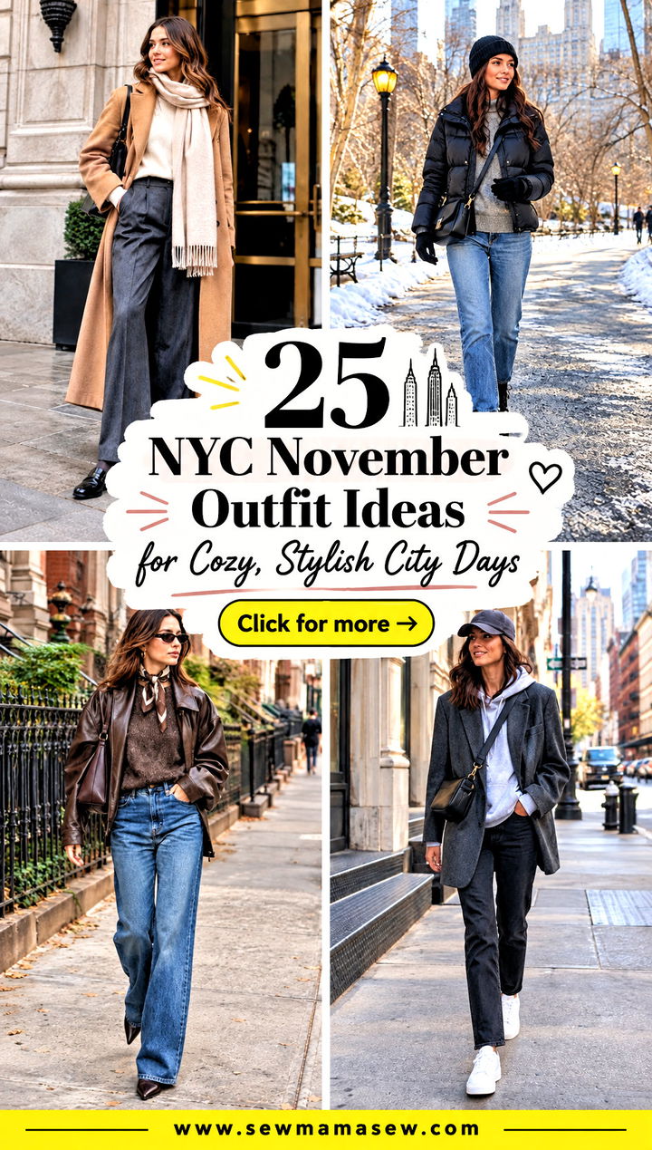25 NYC November Outfit Ideas for Cozy Stylish City Days - 25 NYC November Outfit Ideas for Cozy, Stylish City Days
