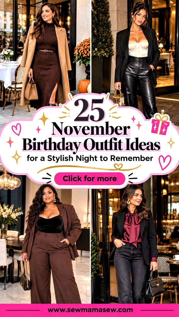 25 November Birthday Outfit Ideas for a Stylish Night to Remember - 25 November Birthday Outfit Ideas for a Stylish Night to Remember