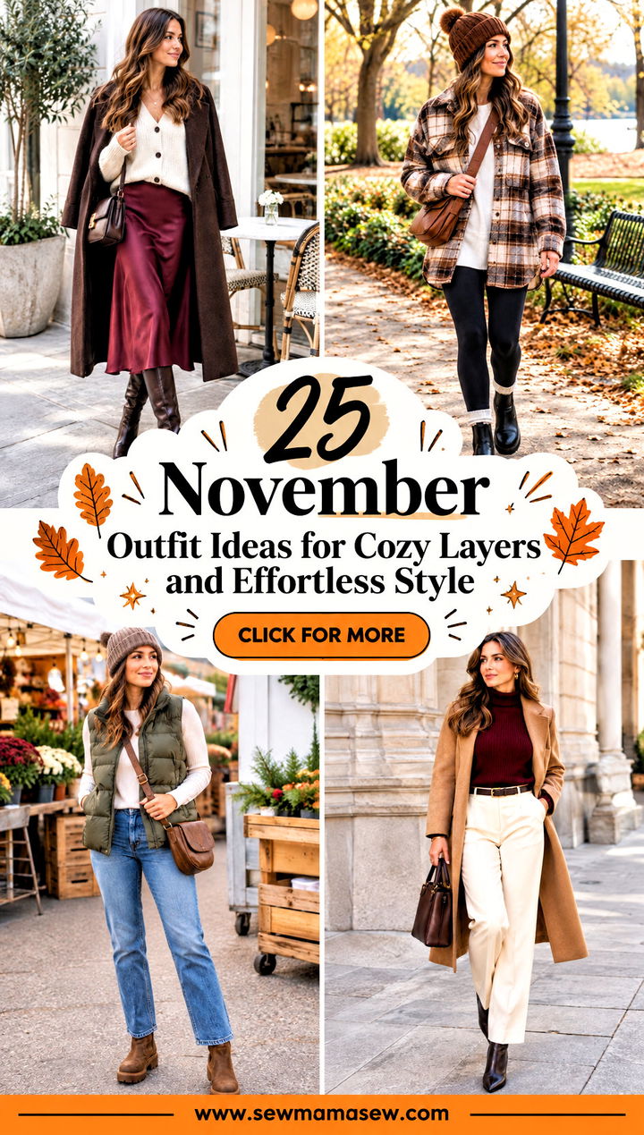 25 November Outfit Ideas for Cozy Layers and Effortless Style - 25 November Outfit Ideas for Cozy Layers and Effortless Style