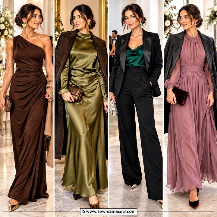 25 November Wedding Guest Outfits for Cozy Chic Celebrations
