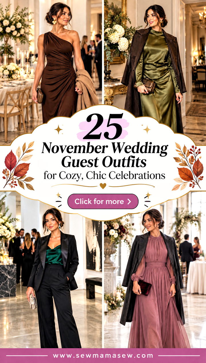 25 November Wedding Guest Outfits for Cozy Chic Celebrations - 25 November Wedding Guest Outfits for Cozy, Chic Celebrations
