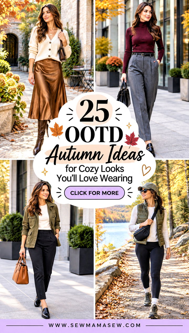 25 OOTD Autumn Ideas for Cozy Looks Youll Love Wearing - 25 OOTD Autumn Ideas for Cozy Looks You'll Love Wearing