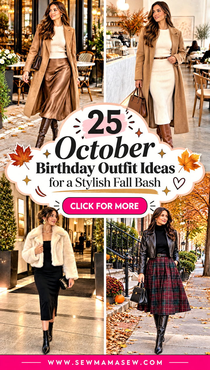 25 October Birthday Outfit Ideas for a Stylish Fall Bash - 25 October Birthday Outfit Ideas for a Stylish Fall Bash