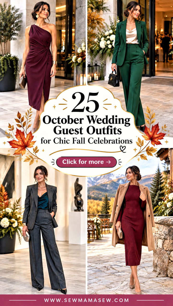 25 October Wedding Guest Outfits for Chic Fall Celebrations - 25 October Wedding Guest Outfits for Chic Fall Celebrations