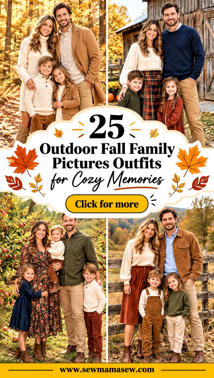 25 Outdoor Fall Family Pictures Outfits for Cozy Memories - 25 Outdoor Fall Family Pictures Outfits for Cozy Memories