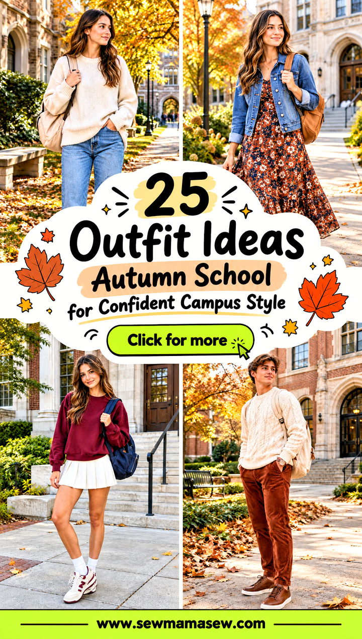 25 Outfit Ideas Autumn School for Confident Campus Style - 25 Outfit Ideas Autumn School for Confident Campus Style
