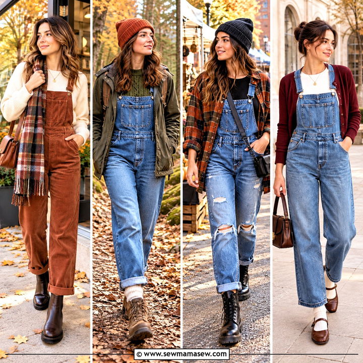 25 Overalls Outfit Fall Ideas for Cozy, Playful Weekends