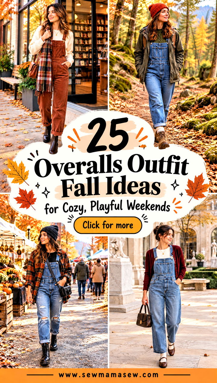 25 Overalls Outfit Fall Ideas for Cozy Playful Weekends - 25 Overalls Outfit Fall Ideas for Cozy, Playful Weekends