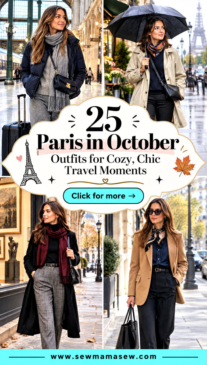 25 Paris in October Outfits for Cozy Chic Travel Moments - 25 Paris in October Outfits for Cozy, Chic Travel Moments