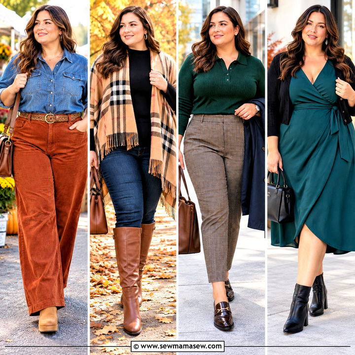 25 Plus Size Autumn Outfits for Confident Everyday Style