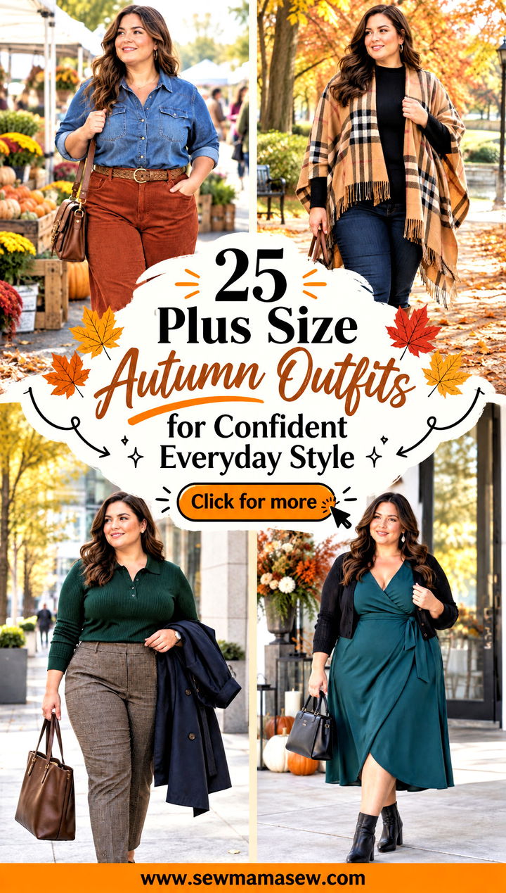 25 Plus Size Autumn Outfits for Confident Everyday Style - 25 Plus Size Autumn Outfits for Confident Everyday Style
