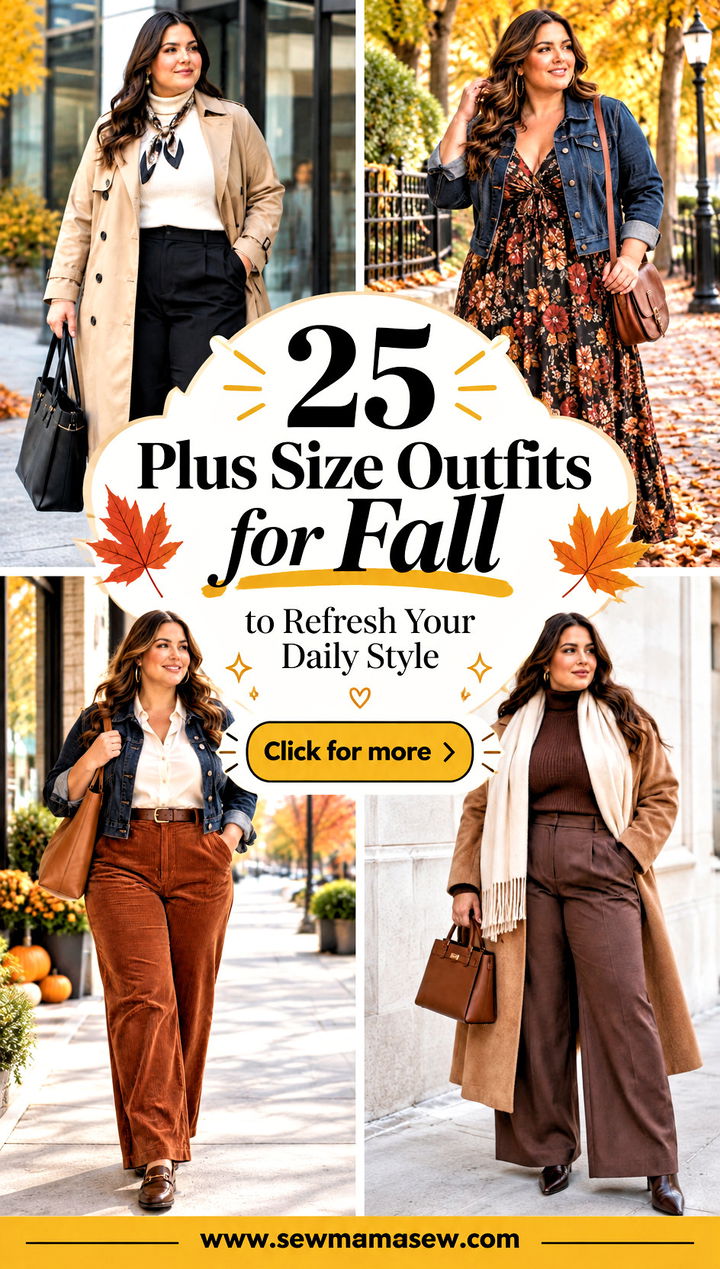 25 Plus Size Outfits for Fall to Refresh Your Daily Style - 25 Plus Size Outfits for Fall to Refresh Your Daily Style