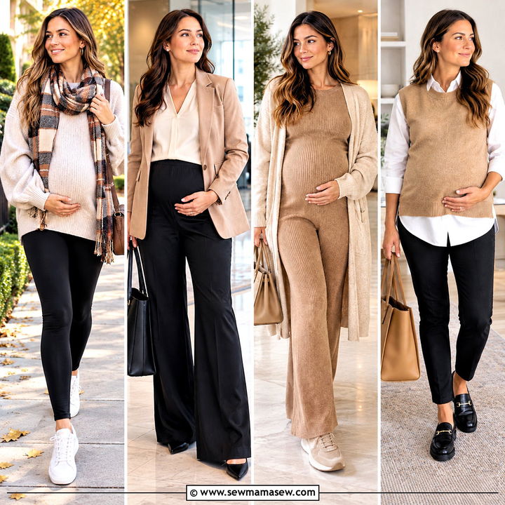 25 Pregnant Fall Outfits for Easy Comfortable Layering