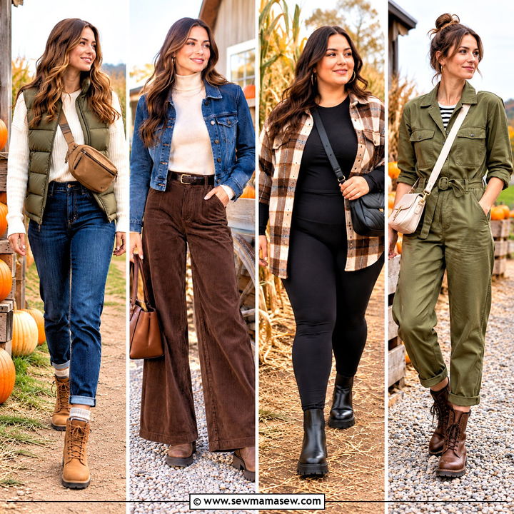 25 Pumpkin Farm Outfit Ideas for Cozy Autumn Adventures