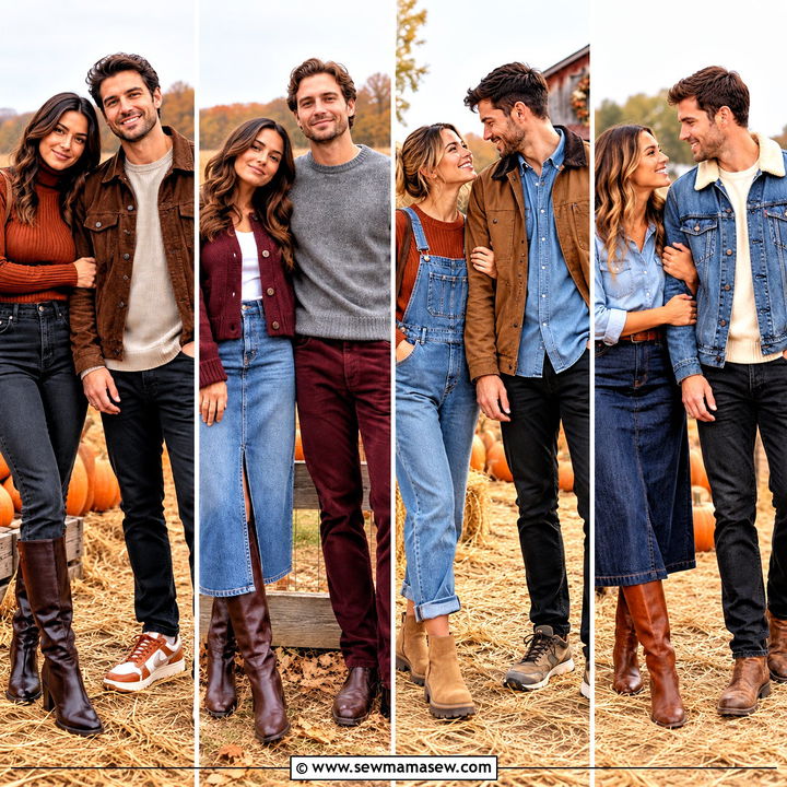 25 Pumpkin Patch Couple Outfit Ideas for Cute Fall Dates