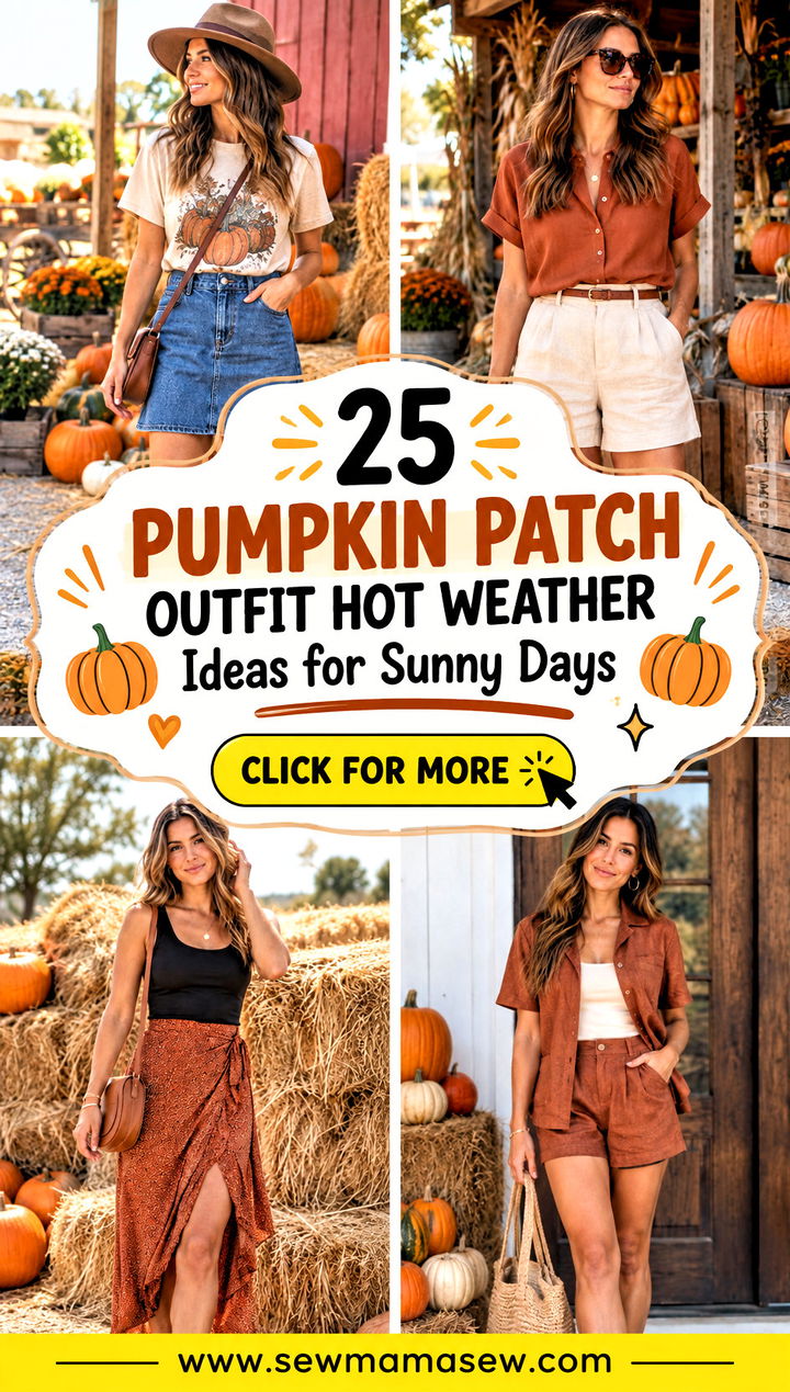 25 Pumpkin Patch Outfit Hot Weather Ideas for Sunny Days - 25 Pumpkin Patch Outfit Hot Weather Ideas for Sunny Days