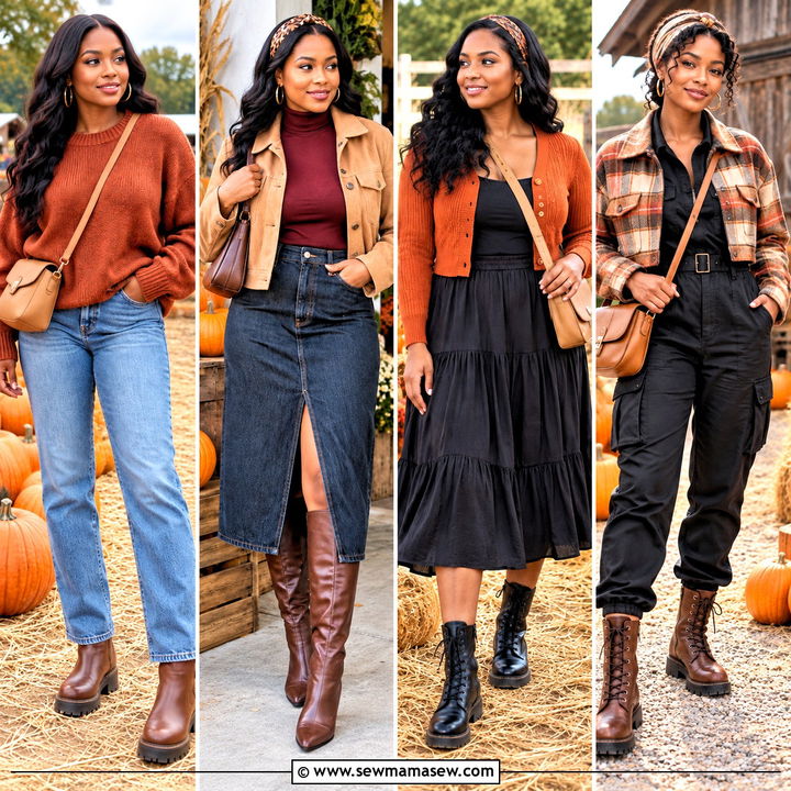 25 Pumpkin Patch Outfit Ideas for Black Women: Cozy Fall