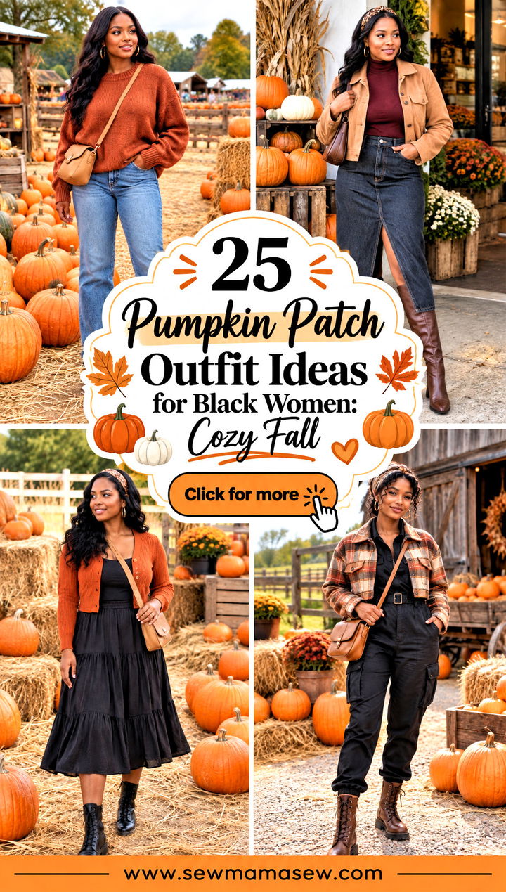 25 Pumpkin Patch Outfit Ideas for Black Women Cozy Fall - 25 Pumpkin Patch Outfit Ideas for Black Women: Cozy Fall