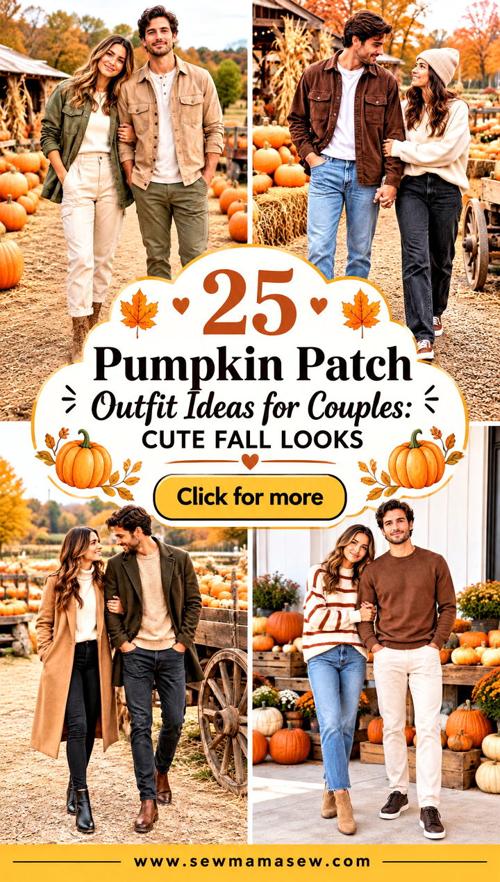 25 Pumpkin Patch Outfit Ideas for Couples Cute Fall Looks - 25 Pumpkin Patch Outfit Ideas for Couples: Cute Fall Looks