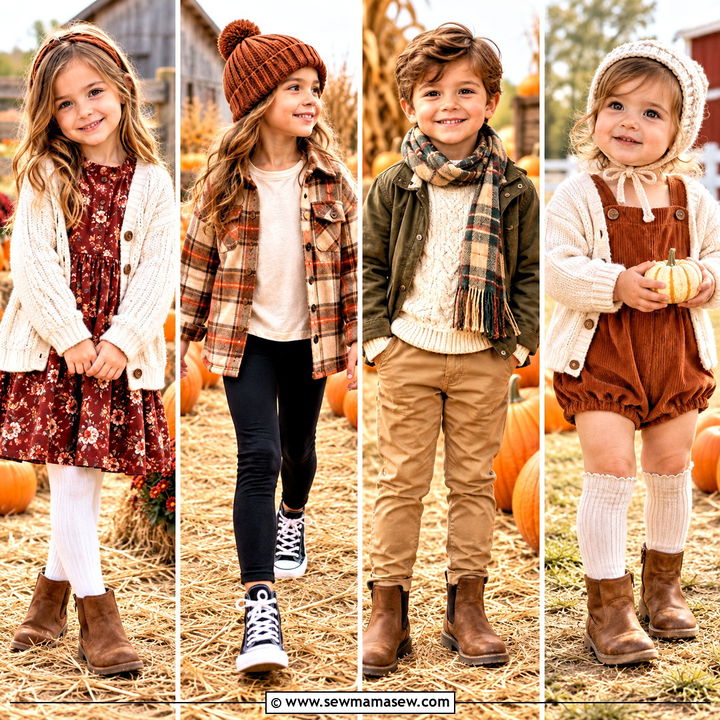 25 Pumpkin Patch Outfit Ideas for Kids: Cozy Fall Styles