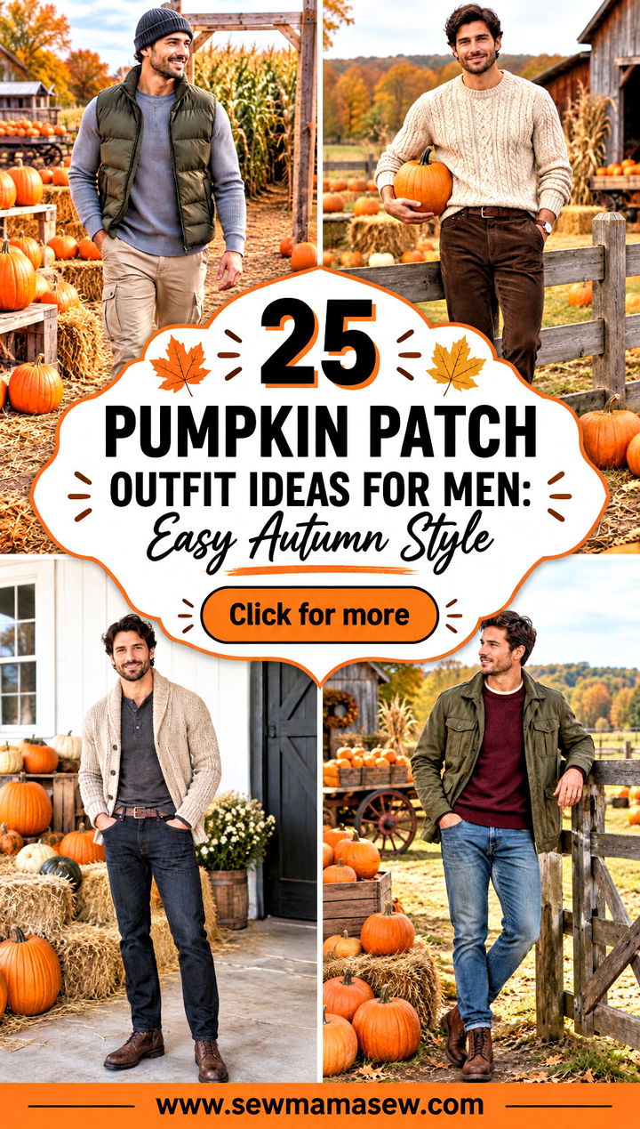 25 Pumpkin Patch Outfit Ideas for Men Easy Autumn Style - 25 Pumpkin Patch Outfit Ideas for Men: Easy Autumn Style
