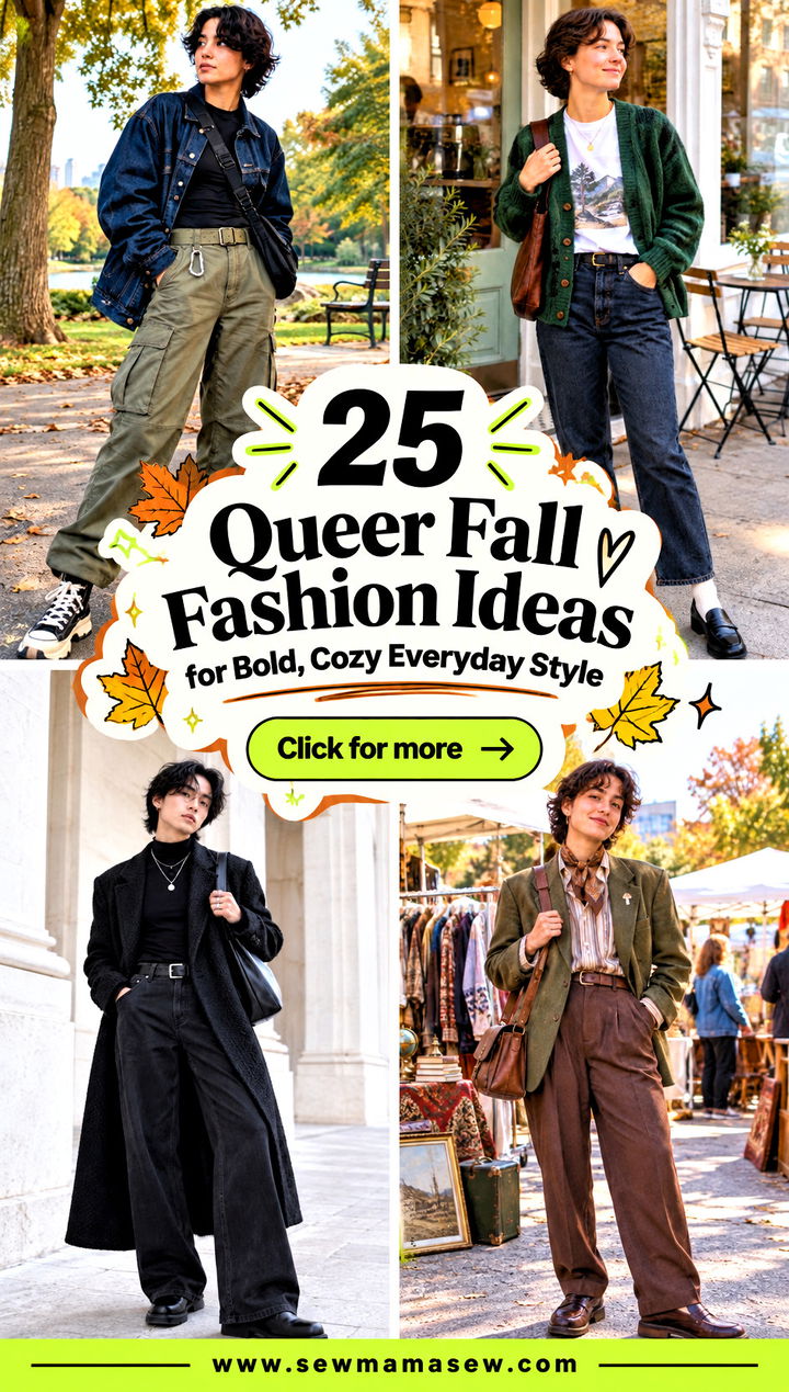 25 Queer Fall Fashion Ideas for Bold Cozy Everyday Style - 25 Queer Fall Fashion Ideas for Bold, Cozy Everyday Style