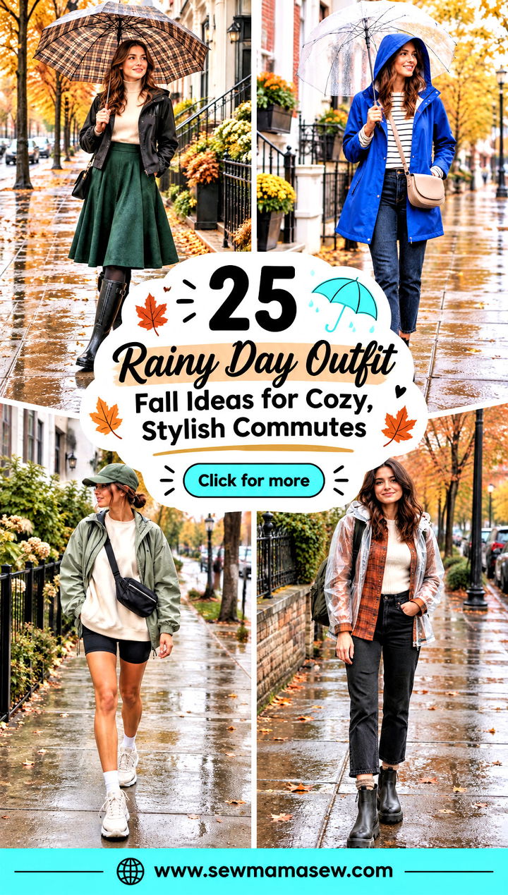 25 Rainy Day Outfit Fall Ideas for Cozy Stylish Commutes - 25 Rainy Day Outfit Fall Ideas for Cozy, Stylish Commutes