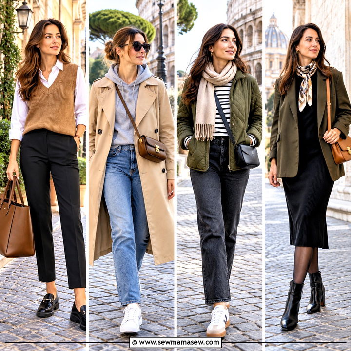 25 Rome Outfits Fall Travelers Will Love for City Strolls