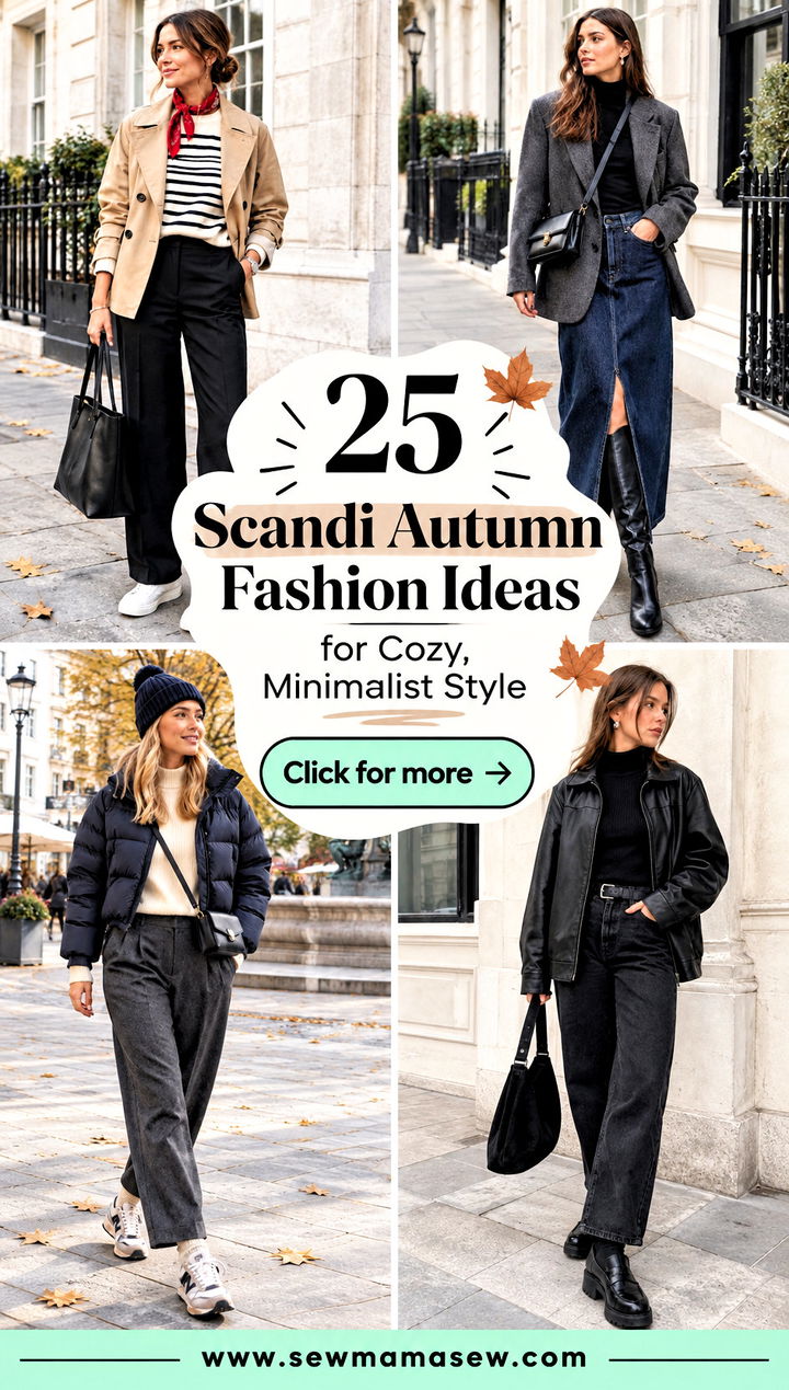 25 Scandi Autumn Fashion Ideas for Cozy Minimalist Style - 25 Scandi Autumn Fashion Ideas for Cozy, Minimalist Style
