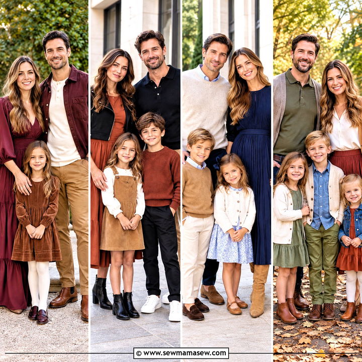 25 September Family Pictures Outfits for Cozy Fall Memories