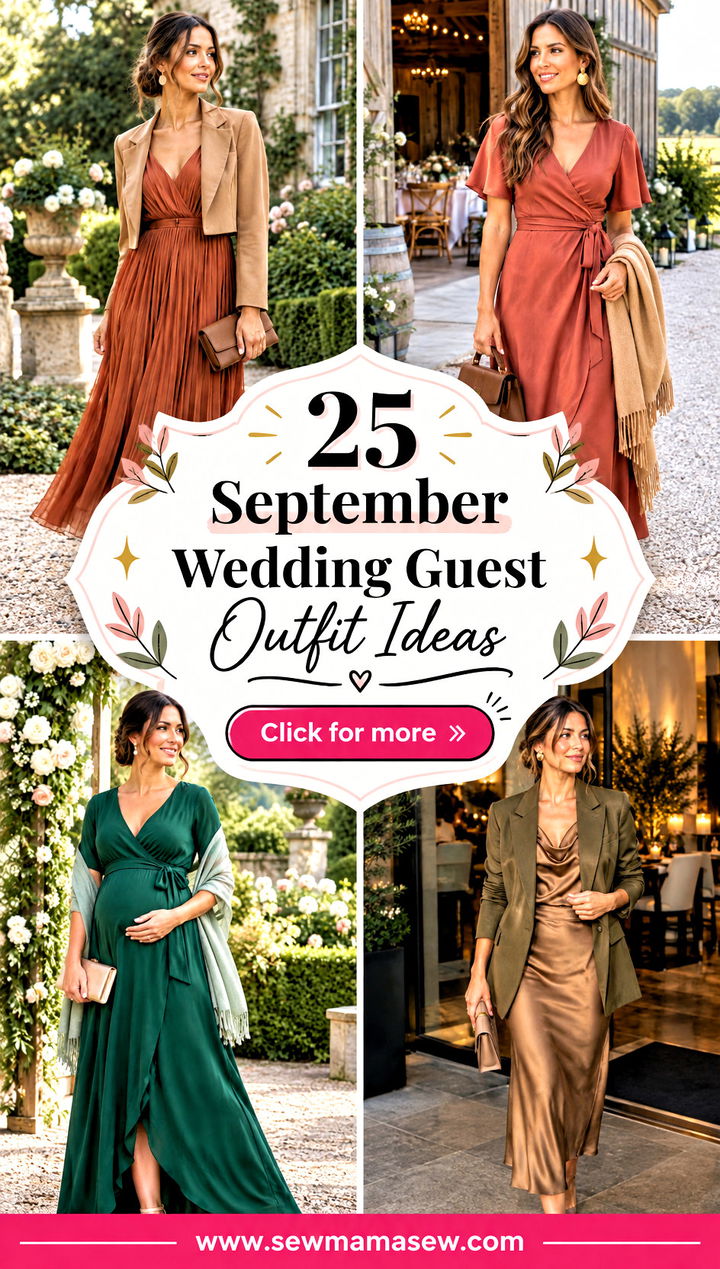 25 September Wedding Guest Outfit Ideas for Chic Fall Events - 25 September Wedding Guest Outfit Ideas for Chic Fall Events