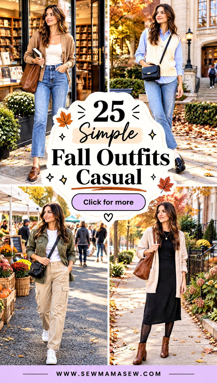 25 Simple Fall Outfits Casual Cozy Looks for Busy Days - 25 Simple Fall Outfits Casual: Cozy Looks for Busy Days