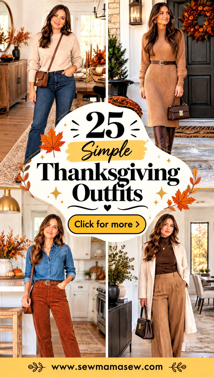 25 Simple Thanksgiving Outfits for a Cozy Stylish Gathering - 25 Simple Thanksgiving Outfits for a Cozy, Stylish Gathering