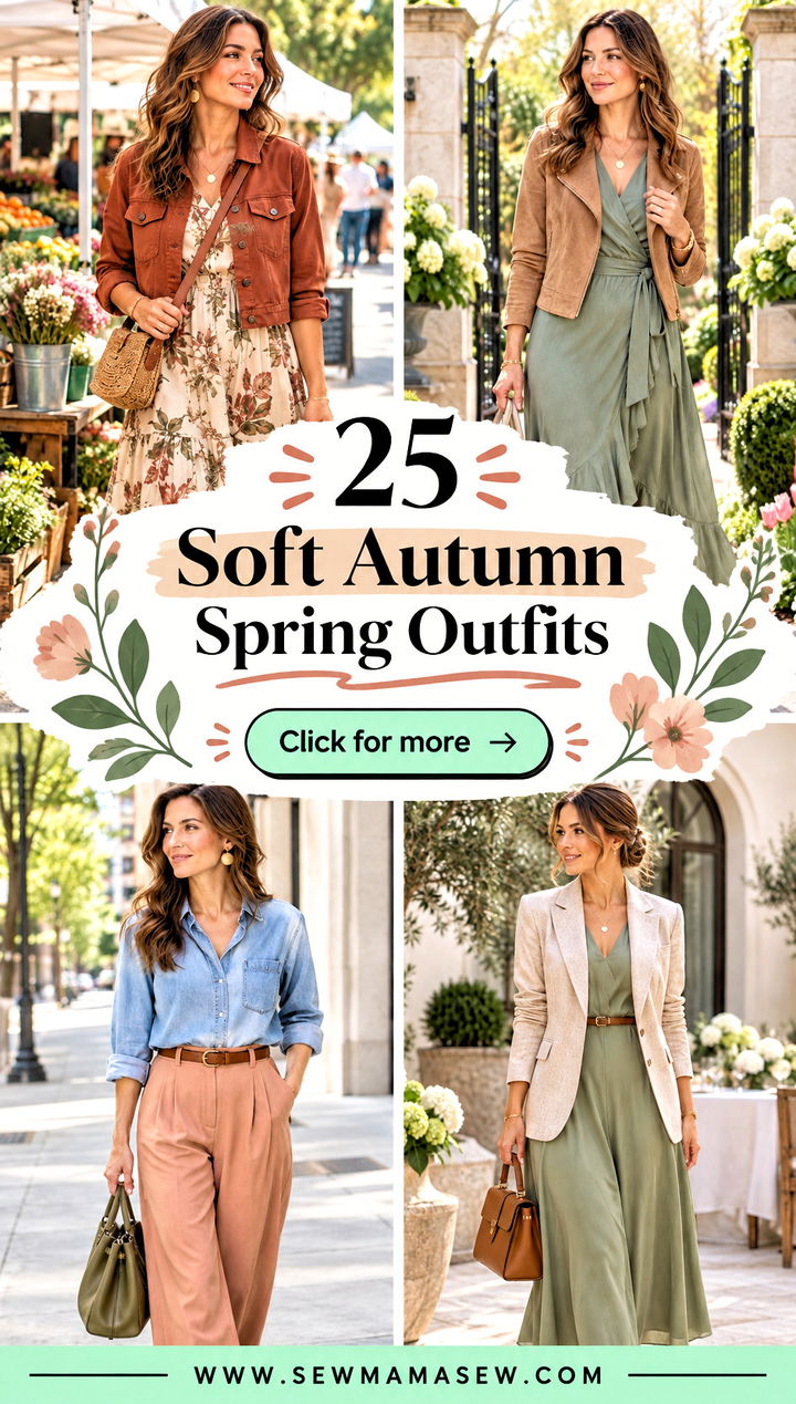 25 Soft Autumn Spring Outfits for a Fresh Flattering Look - 25 Soft Autumn Spring Outfits for a Fresh, Flattering Look