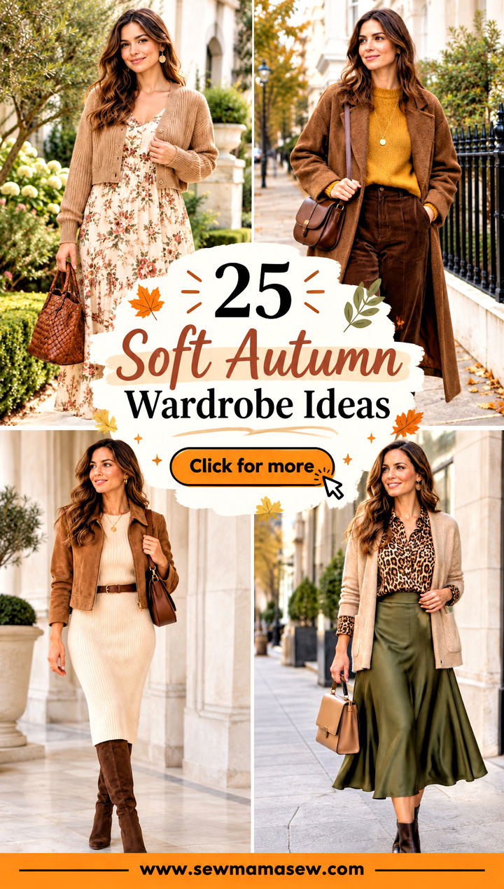 25 Soft Autumn Wardrobe Ideas for Chic Stress-Free Style - 25 Soft Autumn Wardrobe Ideas for Chic, Stress-Free Style