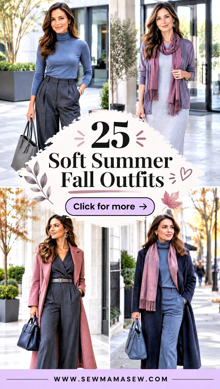 25 Soft Summer Fall Outfits for Cozy Flattering Layers - 25 Soft Summer Fall Outfits for Cozy, Flattering Layers