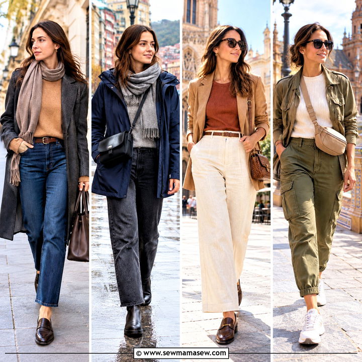 25 Spain Fall Outfits for Chic, Comfortable City Adventures